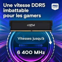 Crucial Mémoire RAM DDR5 - CRUCIAL - Pro overclocking Gaming Edition