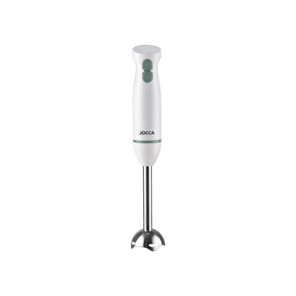 Mixeur plongeant - JOCCA - 600 W - 2 vitesses - 6 x 6 x 36 cm - Blanc