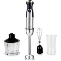 Mixeur plongeant - JOCCA - Avec accessoires - 1200 W - Noir et gris