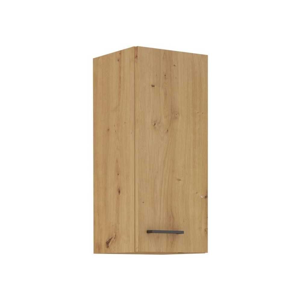 MODENA - Meuble haut - 2 portes - 30 x 31 x 72 cm - Chene artisan / No