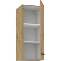 MODENA - Meuble haut - 2 portes - 30 x 31 x 72 cm - Chene artisan / No