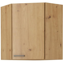 MODENA - Meuble haut d'angle - 89/89 x 31 x 71,5 cm - Chene artisan /