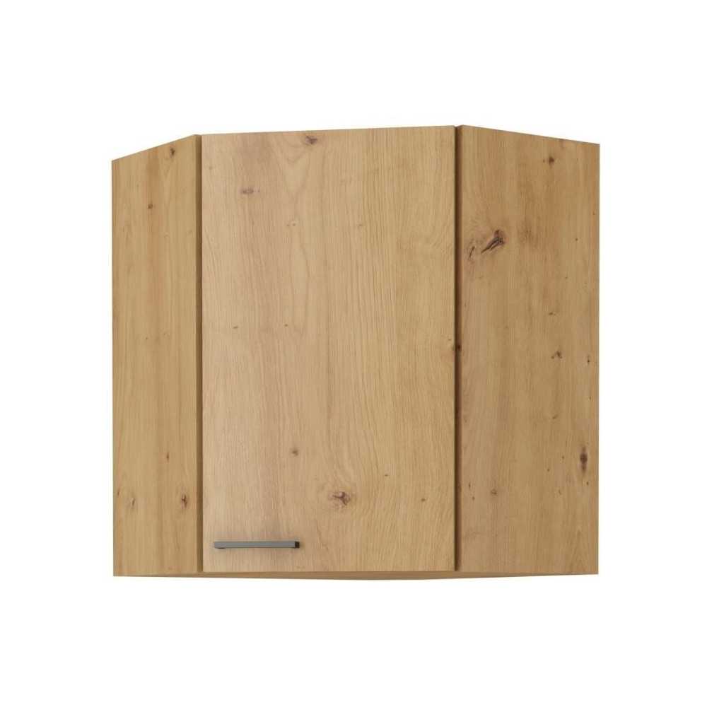 MODENA - Meuble haut d'angle - 89/89 x 31 x 71,5 cm - Chene artisan /
