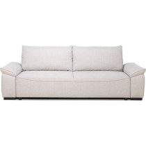 Canapé convertible avec coffre - 3 a 4 places - NORMAN - Tissu beige