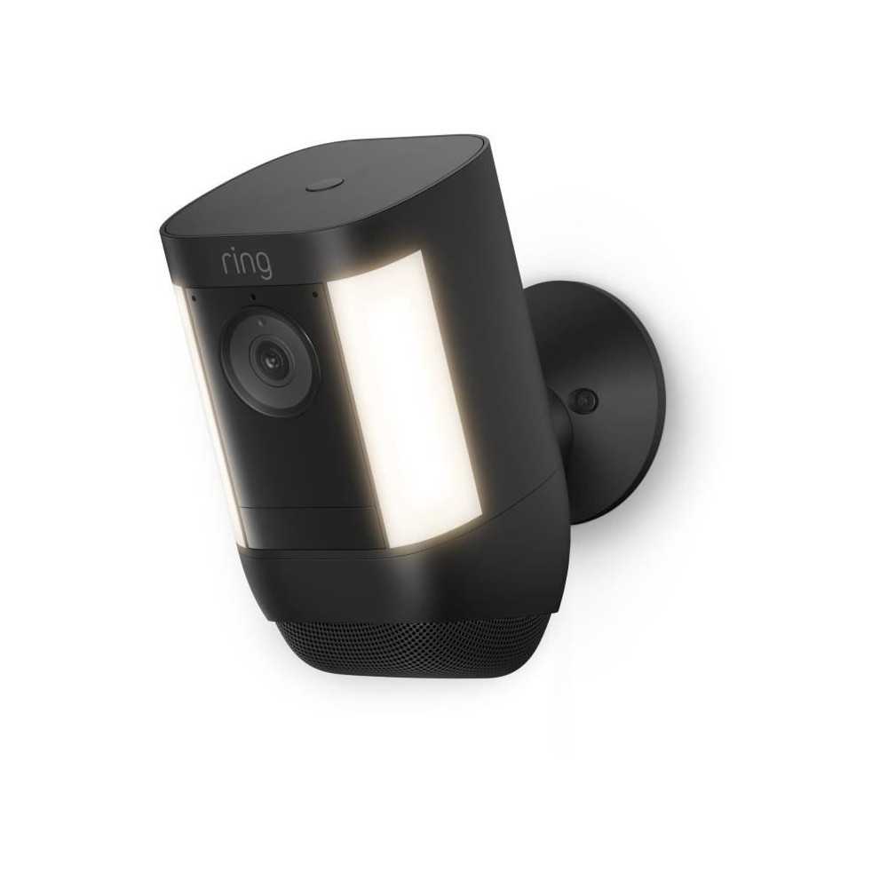 Caméra de Surveillance - RING - Spotlight Pro Batterie - Noir - Visio