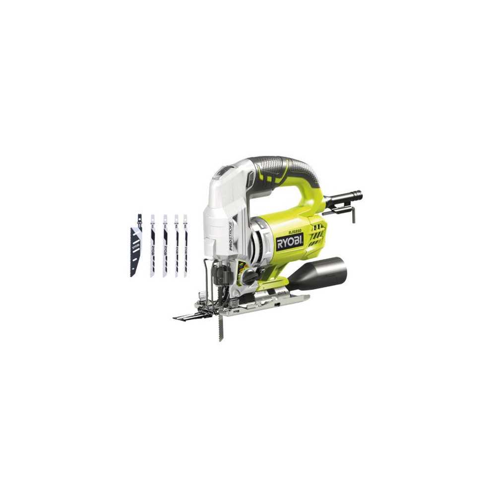RYOBI - Scie sauteuse 600 W - 500-3 100 cp/min - 85 mm bois + coffret,