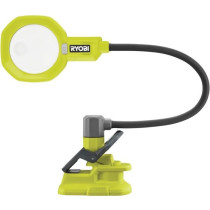 RYOBI - Lampe a pince avec corps flexible 18V ONE+ - 200-400 Lumens -
