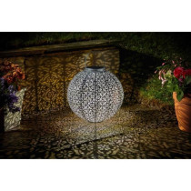 Lanterne solaire - SMART GARDEN - Jumbo Damasque en métal ajouré - E