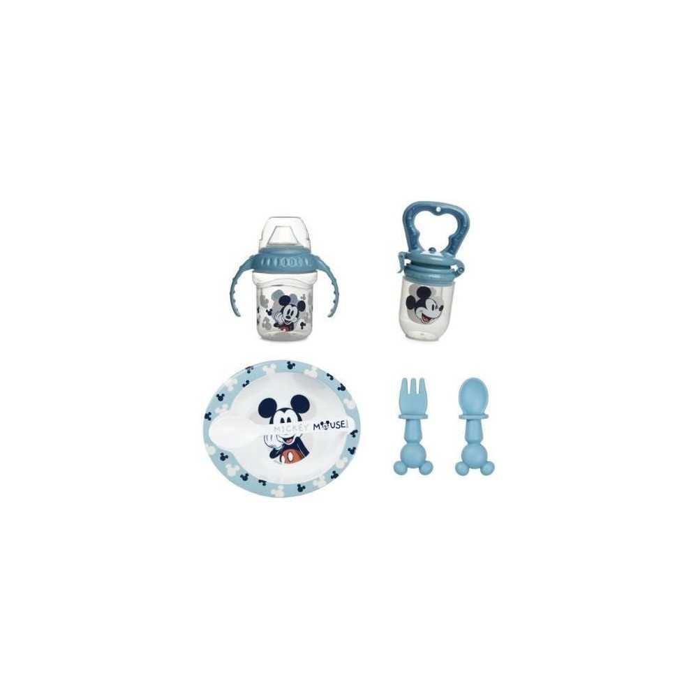 Pack repas 1er age THERMOBABY MICKEY - 1 grignoteuse + 1 bol avec cuil