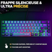 Pack Gamer 2 en 1 - THE G-LAB - COMBO HYDRO - Souris filaire - Clavier