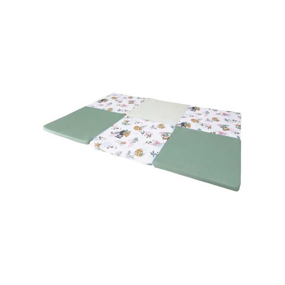 TINEO Maxi Tapis Malin Jungle Buddies 5 en 1 - Evolutif - Déhoussable