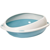 Bac a litiere - AIMÉ - Oval avec rebord amovible - Pour Chat - 45 x 3