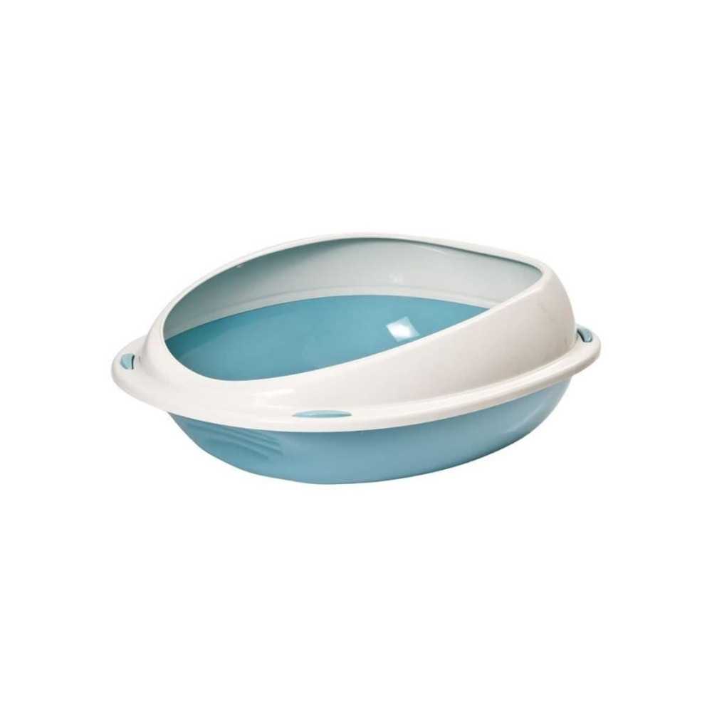 Bac a litiere - AIMÉ - Oval avec rebord amovible - Pour Chat - 45 x 3