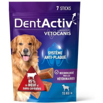 DentActiv - 7 Bâtonnets - VETOCANIS - 7 Bâtonnets Hygiene Bucco-Dent