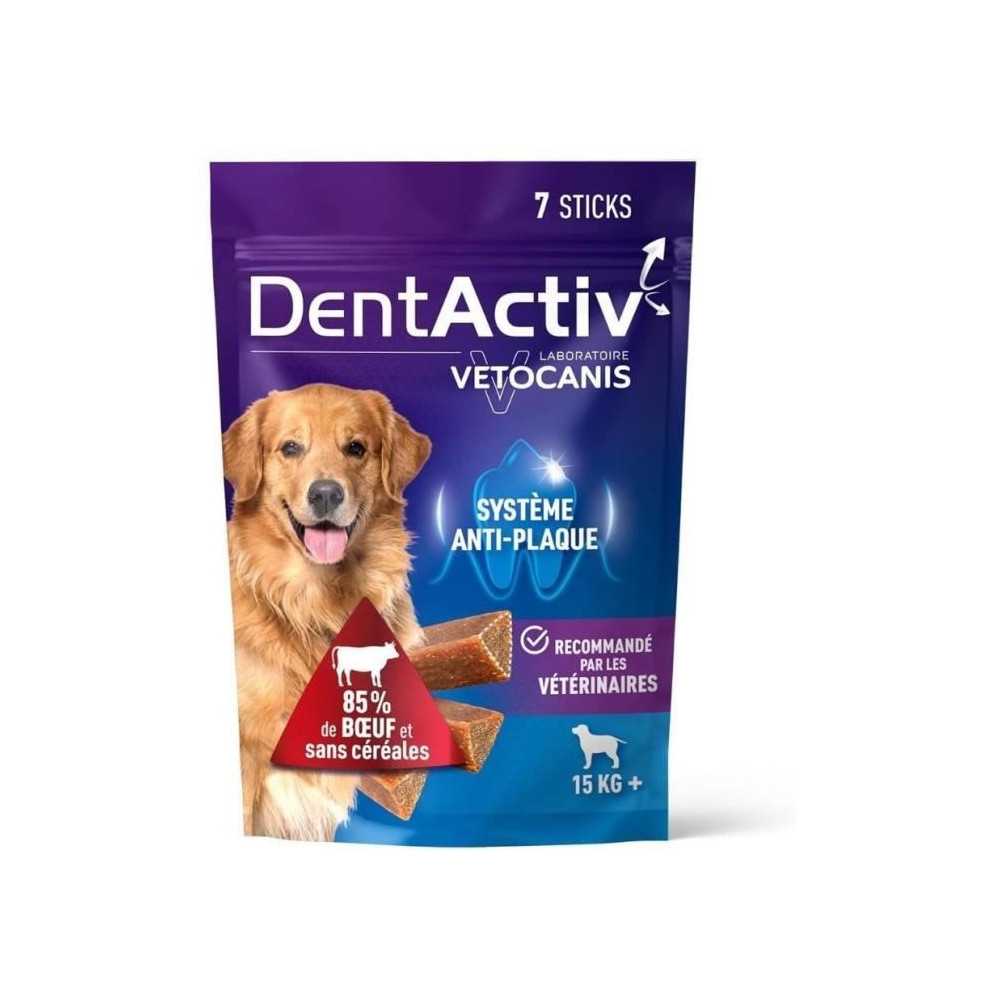 DentActiv - 7 Bâtonnets - VETOCANIS - 7 Bâtonnets Hygiene Bucco-Dent