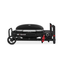Barbecue a gaz - WEBER - Traveler Compact - Noir - Chariot pliable - 2