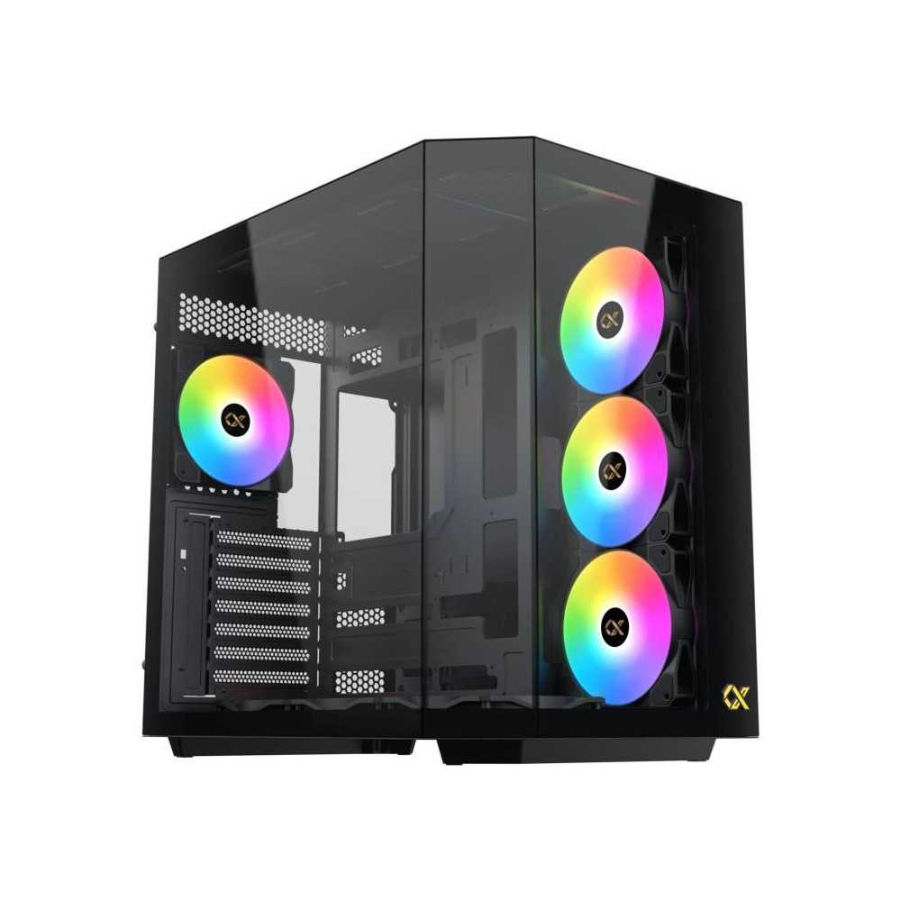 Boîtier PC - XIGMATEK - CUBI II - Cube - E-ATX - Verre trempé - ARGB