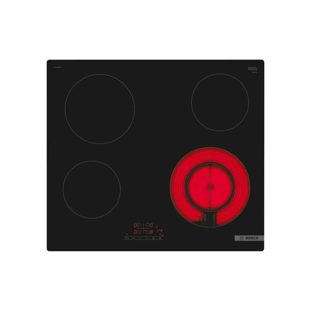 Table vitro 60cm BOSCH - PKF611BB8E - Commande a l'avant - Sans cadre