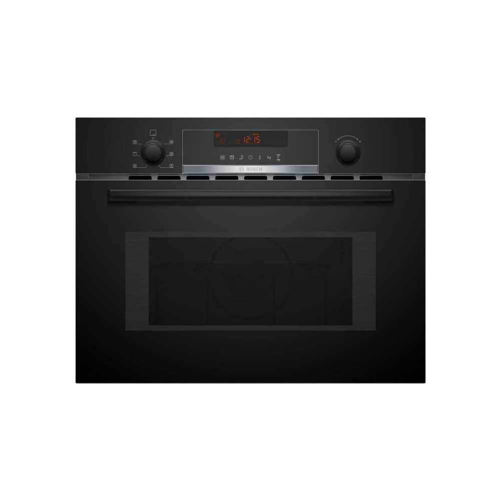 Four combiné micro-ondes Encastrable - BOSCH SER4 - CMA583MB0 Noir -