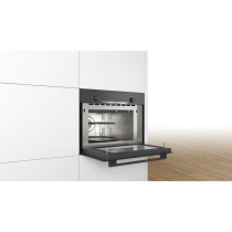 Four combiné micro-ondes Encastrable - BOSCH SER4 - CMA583MB0 Noir -