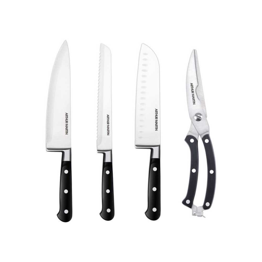 Set de couteaux - ARTHUR MARTIN - AMC1277 - Ensemble de couteaux - 4 p