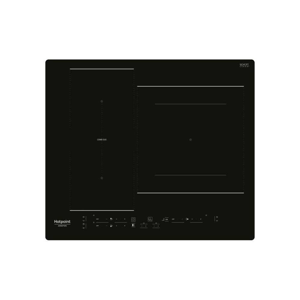 Table de cuisson induction - HOTPOINT - 3 zones - HB2760BNE - L 59 x P