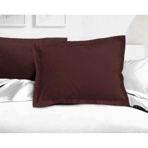 Lot de 2 taies d'oreiller - LOVELY HOME - LH71587 - 50 x 70 cm - Marro