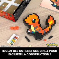 MEGA-Pok?mon-Salam?che-Coffret de construction r?tro 349 pi?ces - MEG