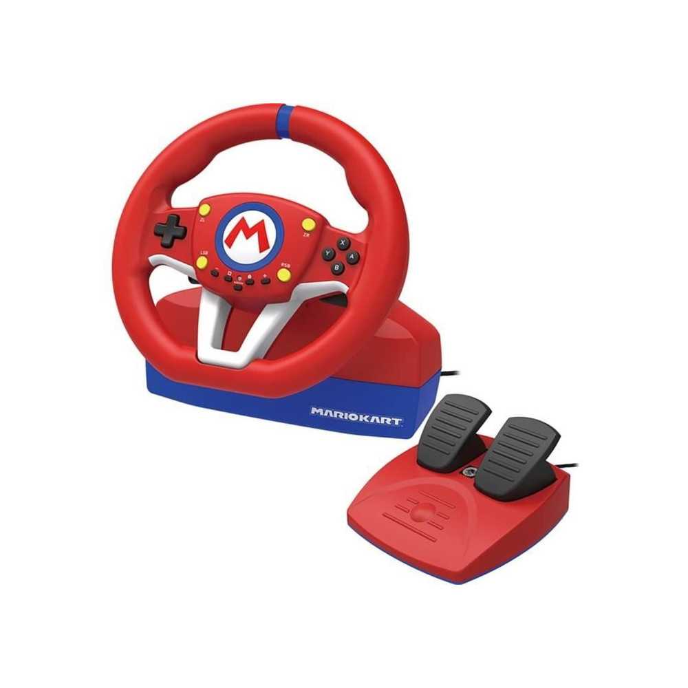Hori - Volant de course Wheel Pro Mini Mario Kart avec pédales pour N