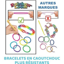 Rainbow Loom Original - Bandai - Métier a tisser avec 600 élastiques