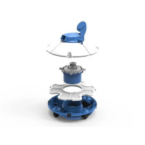 Robot piscine - Robopool - Frisbee - Autonome - Bleu