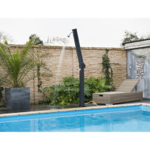 Douche solaire UBBINK Solaris Xtra - Tube ABS 23L - a sceller au sol