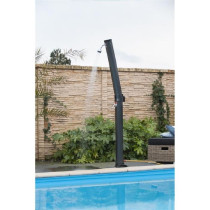 Douche solaire UBBINK Solaris Xtra - Tube ABS 23L - a sceller au sol