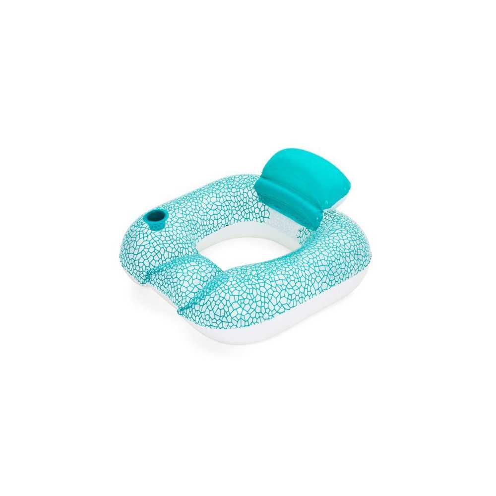 Bouée gonflable - BESTWAY - Kool longe - Vinyle - Adulte - Blanc/Bleu