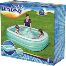 Piscine gonflable pour enfants- Bestway - Rectangulaire - 201 x 150 x