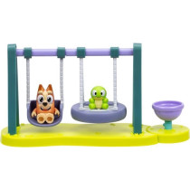 Aire de jeu - BLUEY - Bingo et Bébé Tortue - Mini parc - Balançoire