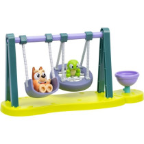 Aire de jeu - BLUEY - Bingo et Bébé Tortue - Mini parc - Balançoire