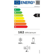 Réfrigérateur congélateur bas KGN39VLCT