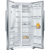 Réfrigérateur américain - BOSCH SER6 - KAD93AIDP - Machine a glaço