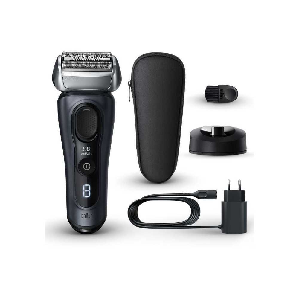 Rasoir - BRAUN - SERIES 8 8513s - 4 éléments rasage - Wet&Dry - 60 m