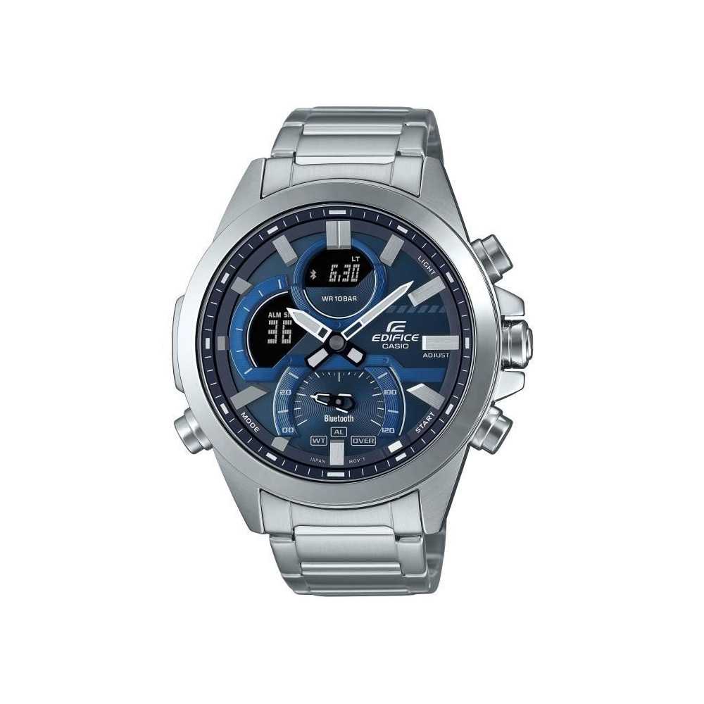 Montre - CASIO - ECB-30D-2AEF - 52,3mm - Bleu