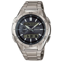Montre - CASIO - WAVECEPTOR - Titane - Quartz - Sport - Gris