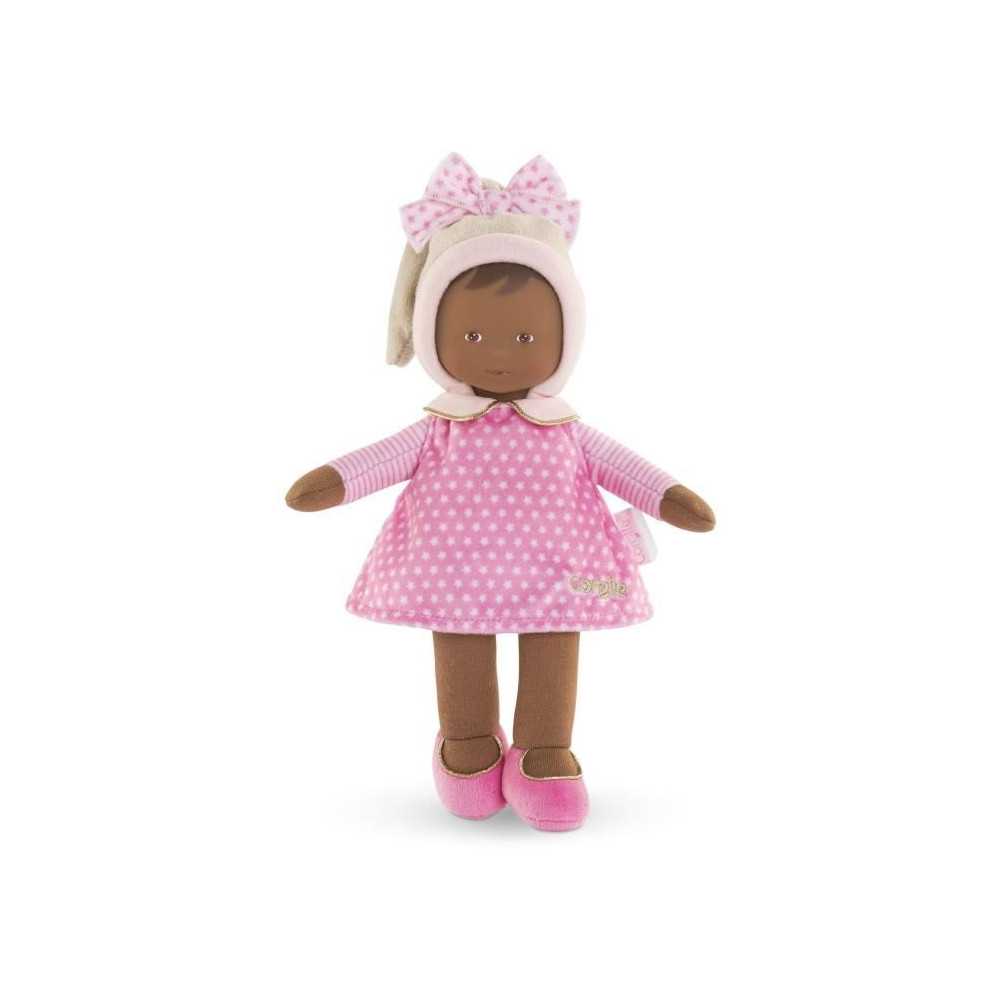 Doudou - COROLLE - Miss Rose Reves d'Étoiles - 25 cm - Des la naissan