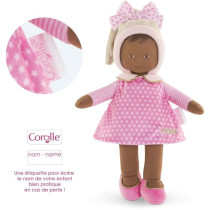Doudou - COROLLE - Miss Rose Reves d'Étoiles - 25 cm - Des la naissan