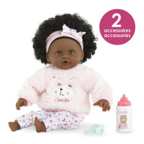 Poupon - Corolle - Bébé Calin Caroline - 30 cm - Corps souple - Acce