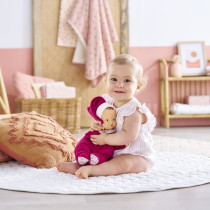 Doudou - COROLLE - Babipouce Rose Grenadine - 28 cm - senteur vanille