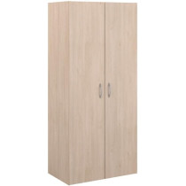 Armoire de chambre - EASY LIFE - Chene - 2 portes - 80,2 x 180 x 49,7