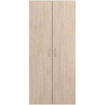 Armoire de chambre - EASY LIFE - Chene - 2 portes - 80,2 x 180 x 49,7