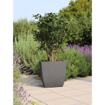 Bac a fleurs - DIVA BASALT - Gris anthracite - Carré - 42 L - 43,5 x