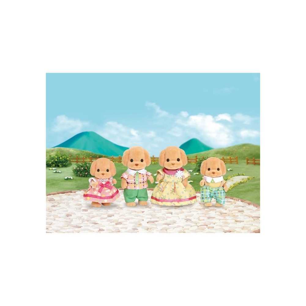 SYLVANIAN FAMILIES - Famille Caniche - 4 personnages - Mixte - A parti